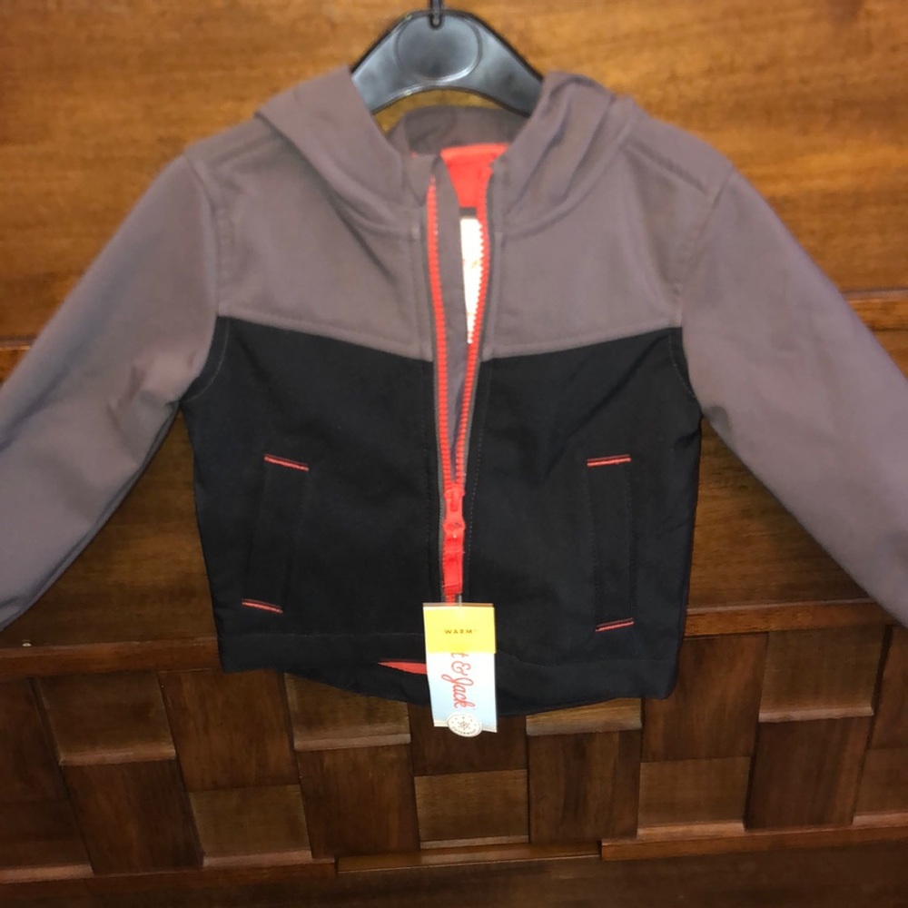 Target Cat & Jack Hooded Micro Fleece Jacket Zip